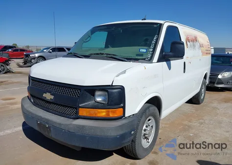 2013 Chevrolet Express 2500 Work Van из США, поврежденный, VIN 1GCWGFFA0D1114704
